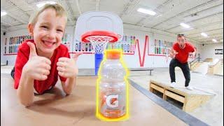 Father VS Son GAME OF BOTTLE FLIP 3!