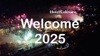 Welcome 2025 - Feuerwerk Europa-Park - Rust 1.1.2025 Vogelperspektive