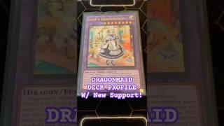 DRAGONMAID DECK PROFILE! W/ New Support! #yugioh