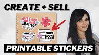 Create PRINTABLE Stickers that will ACTUALLY Sell on Etsy (FULL Tutorial)