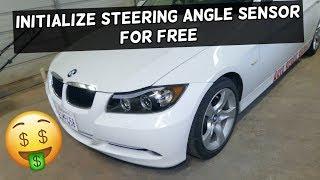 HOW TO INITIALIZE STEERING WHEEL ANGLE SENSOR ON BMW E90 E92 E91 E93