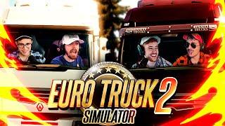 ¡El MEJOR CONVOY de EUROTRUCK SIMULATOR 2 con JUANS, CAROLA, KARCHEZ, ARI, AXOZER, IMANTADO y MÁS!