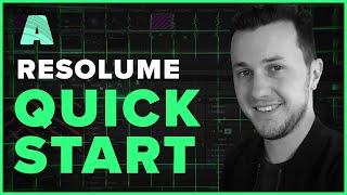 Resolume Quick Start Guide | How to VJ - Beginner Tutorial