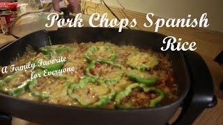 PORK CHOPS SPANISH RICE: A FAMILY MEAL ON A BUDGET