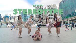 [KPOP IN PUBLIC][ONE TAKE] STAYC (스테이씨) "STEREOTYPE (색안경)" Dance Cover by CRIMSON  | Australia