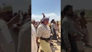 من زيارة قبائل بني تميم لمعسكر الحلف في هضبة حضرموت
