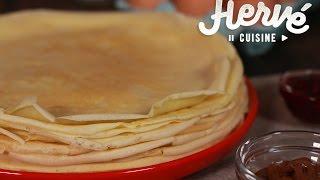 Pâte à crêpes, la recette inratable d'Hervé Cuisine