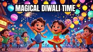  Diwali Magic!  Kids Song About Lights, Colors, & Sweets!  | Sing Along Now!