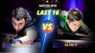 FEDOR GORST VS KO PIN YI | LAST 16 | 2024 JACOBY SCOTTISH OPEN #9ballpool #highlights #billiards