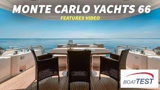 Monte Carlo Yachts 66 (2020-) Features Video - By BoatTEST.com