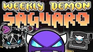 SHARD MASTER! - (Weekly Demon #5) Geometry Dash 2.11 - Saguaro [2 Coins] - By OSIRIS GD