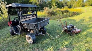 DR BRUSH MOWER (and I) get a workout!