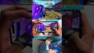 iPhone 15 Pro Max free fire 3 finger handcam gameplay A17 Pro chip solo vs squad first impression