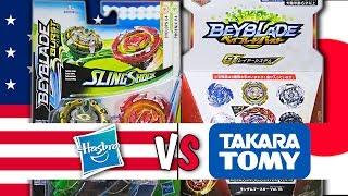 Beyblade Burst Hasbro VS Takara Tomy! ВОЛЧКИ Бейблэйд Берст Хасбро против Такара Томи