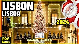 Lisbon's First Christmas Lights Unveiled | Portugal