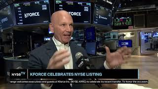 Joe Liberatore, CEO + President at Kforce Joins NYSE TV Live