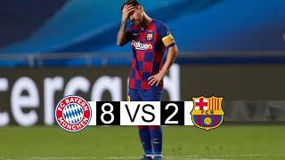 Bayern Munich vs Barcelona | 8-2 | extended highlights and Goals | UCL 2019/20