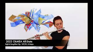 OkMEA All-State 2023 Flute Etude 1, B Major