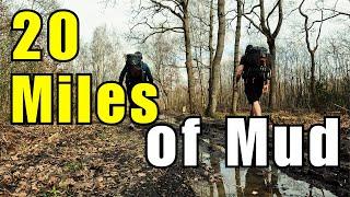 20-MILE HIKE IN MUD + BAILED Wild Camp 2.0 | Coast to Coast Training