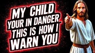 "MY CHILD THIS IS HOW I WILL WARN YOU" | God Says | God Message Now Today | God Helps