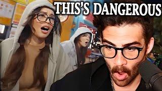 Valkyrae And Female Streamers Threatened By A Stalker | Hasanabi Reacts