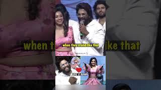 Allu Arjun's Sweet Hug to Saanve Megghana |allu arjun speech |see both reaction | #fun