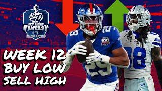 Buy Low / Sell High Week 12 TRADE Deadline Targets & *LIVE* Q&A