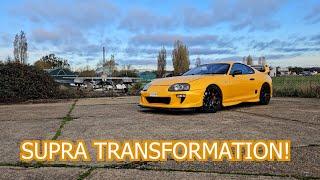 I TRANSFORMED my Toyota Supra with a new wrap!