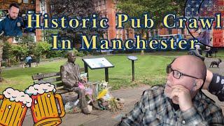 Mark from the States Learns About Pubs and Their History in Manchester w/ Historic Pub Crawls.