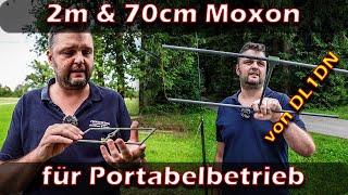 Portable Moxon Antennen für 2m & 70cm von DL1DN #antenne #antenna #moxon #review