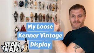 My Kenner Vintage Star Wars Action Figure Collection Update & Display Case!