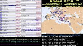 Earthquake ML 2.7 #Domokos #Greece 2024-06-07 19:54:49.140Z Depth 75.5 km 39.1118N 22.3247E (NOA)