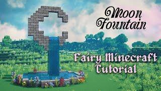 Fairy Minecraft: Moon Fountain Tutorial  Fairytale Fairycore Fairy tail  Kelpie The Fox