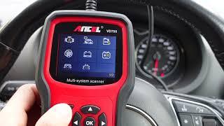 ANCEL VD700 OBD2 Tool Demoed On AUDI A3 Compatible with MOST VAG group cars (VW, AUDI, SEAT, SKODA)