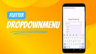 Flutter DropdownMenu Widget
