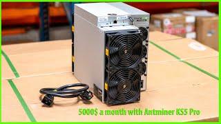 Unlocking a Goldmine: How The Antminer KS5 Pro Earns  $5000+ Monthly!