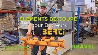 ► 1/7 : Éléments de coupe pour les Broyeurs forestiers et agricoles de Berti ◄