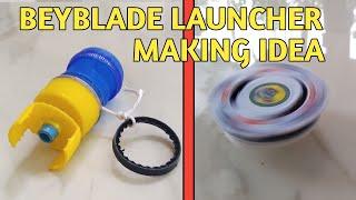 How to make beyblade launcher/ Homemade beyblade launcher/ plastic beyblade launcher/ AD Crafts /