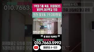 번호A-020)대가족추천 방5개 복층! 1억대 캐꿀! 인천계양구장기동 빌라매매