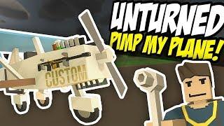 PIMP MY PLANE - Unturned Custom Vehicles | Making a Biplane!