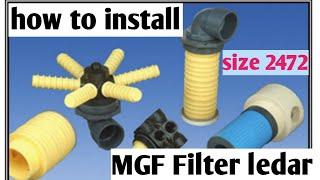 how to install Malti great filter ledar