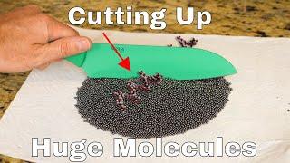 Is it Possible to Cut Molecules? Breaking Molecules in a Blender Experiment