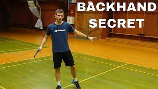 Badminton Backhand Secret - Relaxed and Fluent