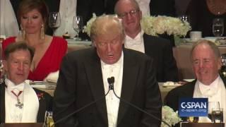 Donald Trump FULL REMARKS at Al Smith Dinner (C-SPAN)