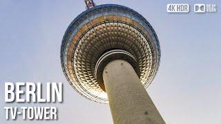 Berlin TV-Tower (Fernsehturm) - Top Floor 360° Berlin View -  Germany [4K HDR] Walking Tour