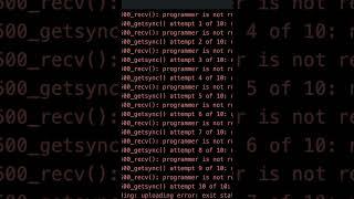 Programmer Not Responding for Nano board with Arduino IDE.