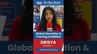 Drisya at Global Education & Training Exhibition | Third-year Biotech Engineering student | DNN