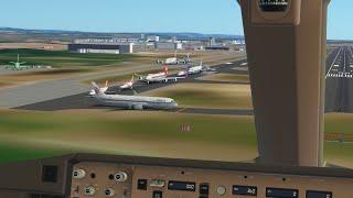 Heavy traffic in London Gatwick | Arrival& Approach | KLM 777-300EE | Infinite Flight Simulator