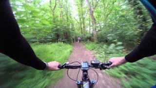 Cass, Nick and Gav ride Woolverstone Park Blast seg (mugs game) actual speed.