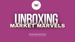 Unboxing Sam's Bead Box: September 2024 Market Marvels with Thunderhorse Descendant